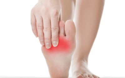 What causes pain in the ball of the foot?